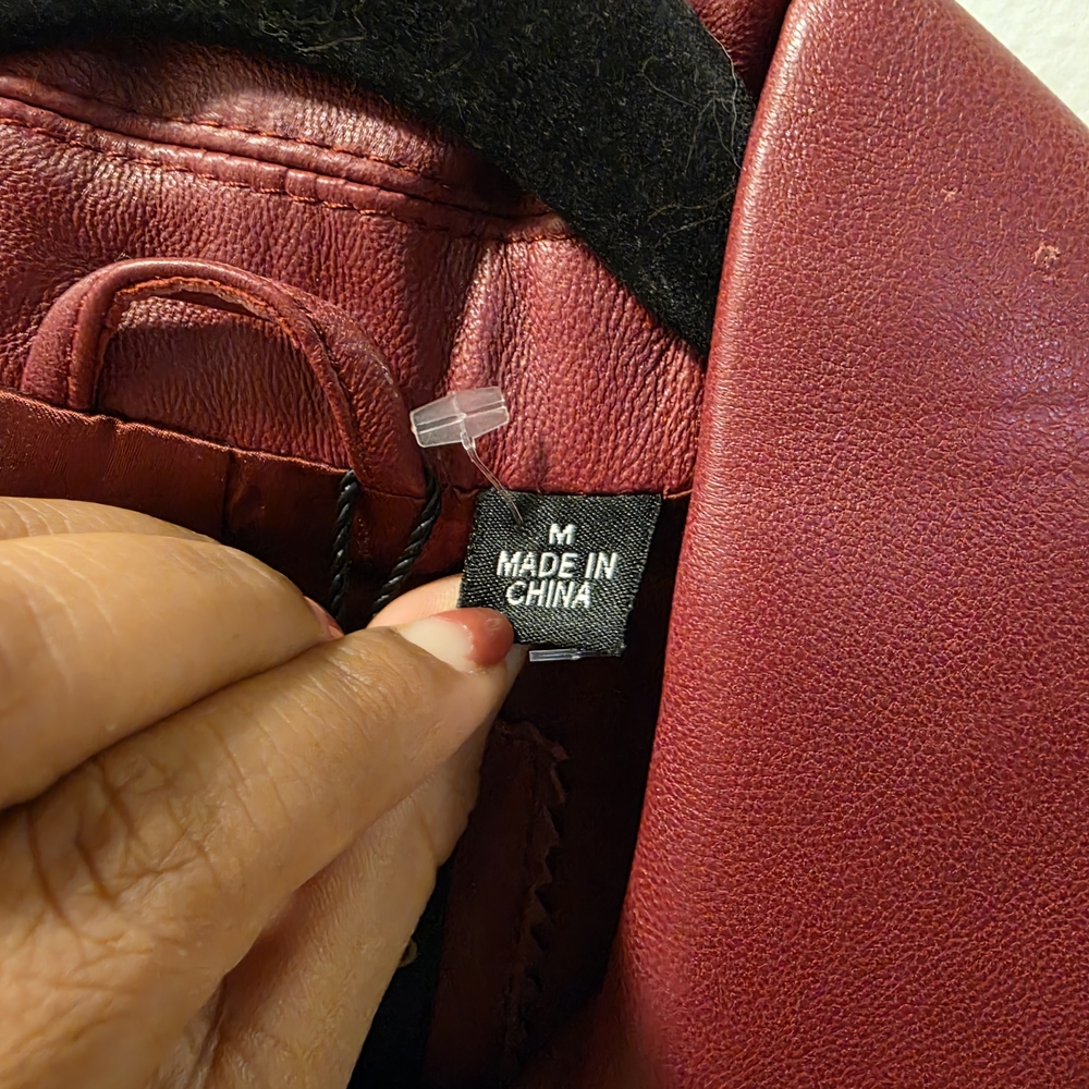 Harley-Davidson Women's Red Leather Jacket - Picture 7 of 9